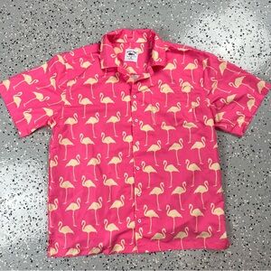 Spicy Tina Pink Flamingo Mens Shirt